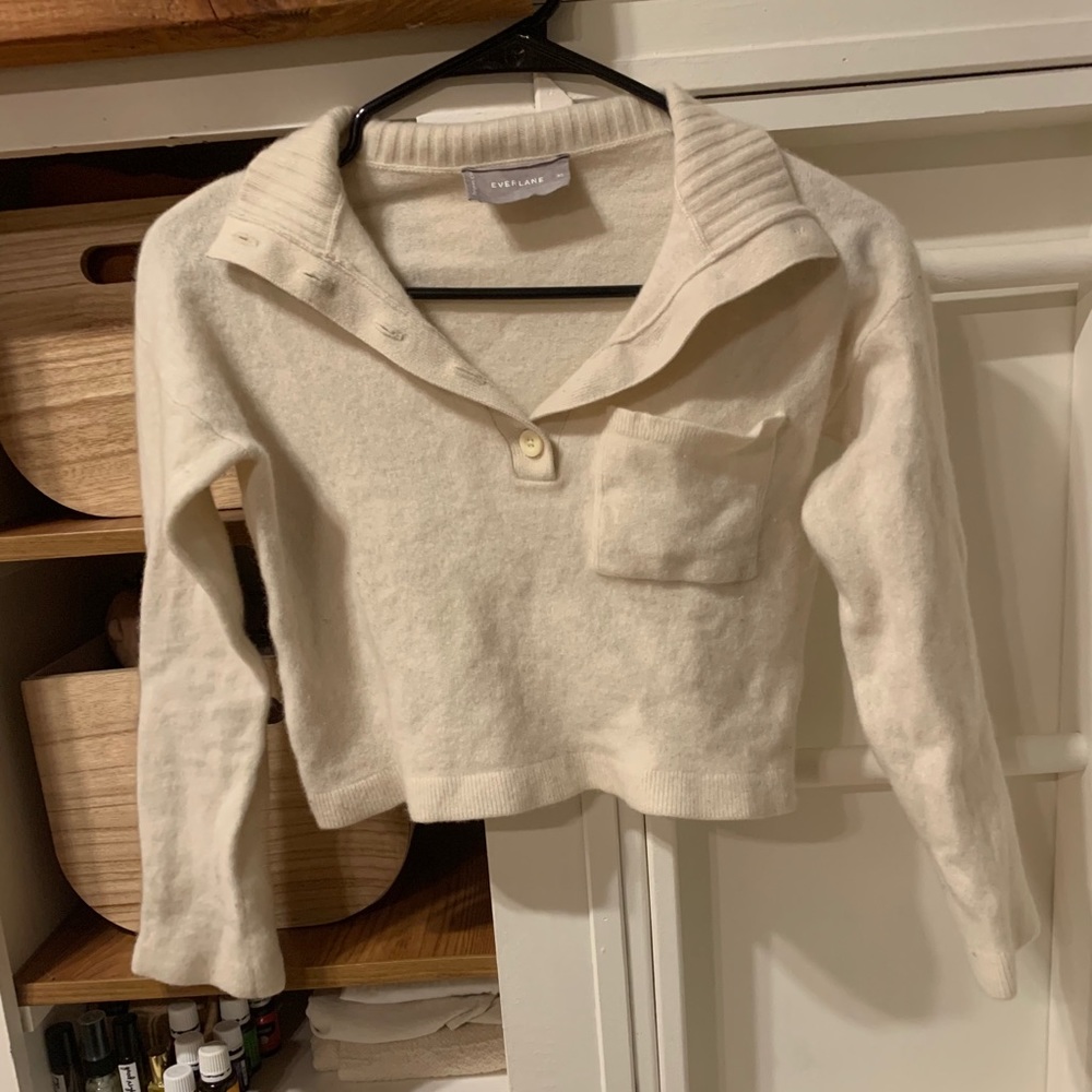 Everlane women’s creme sweater
